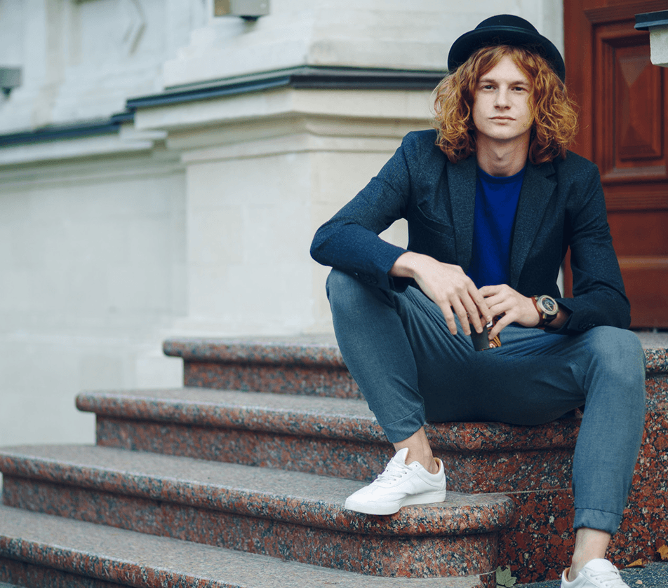 Men's collection — structured ease